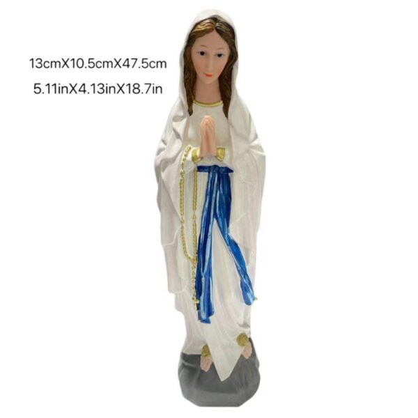 H2c79a4f0b9c548f1badbec806a1081fbl KOMI Religion of the Lourdes Virgin Mary of Christmas Manger Ornaments Resin Crafts