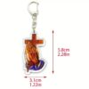 H2d0a0449fdb94fd282aeca53c26ee44bl KOMI Hot Sale Prayer with Both Hands Acrylic Cross Pendant Keychain
