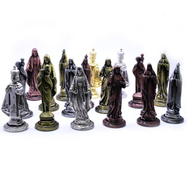 Religious Metal Gift Sculpture of the Virgin of Lourdes