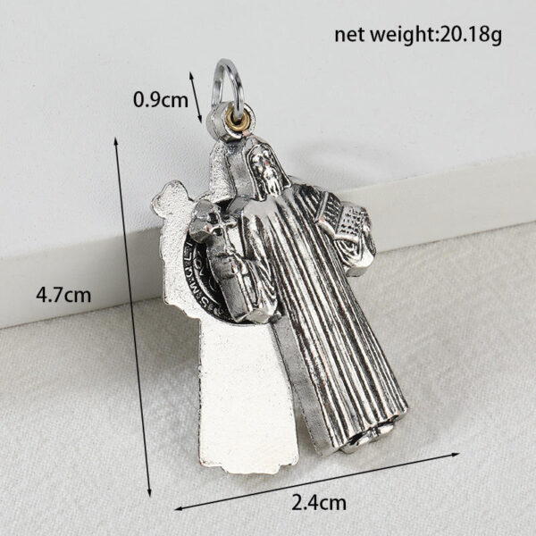 KOMI St. Benedict Keychain Religious Pendant Craft Gift Wholesale