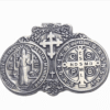 Religious Jesus Jewelry Metal Badge Sun Visor Clip Badge 3D Three-dimensional Zinc Alloy Antique Metal Chest Badge