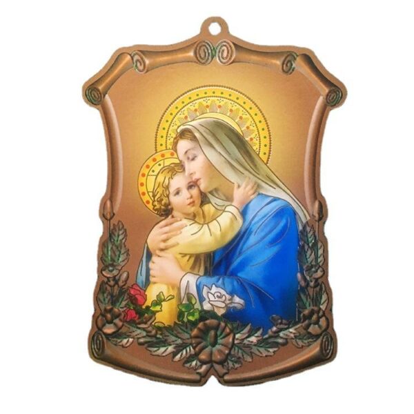 H3a30395093a74914bfa2fe6daf5610c7b Wooden Boards Can Be Hung and Placed Jesus Virgin Mary Holy Family Mercy Jesus Catholic Holy Objects Small Ornaments