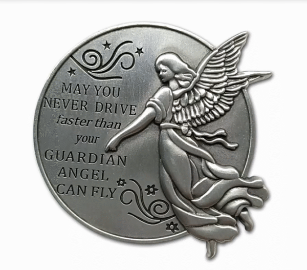 Religious Jesus Jewelry Metal Badge Sun Visor Clip Badge 3D Three-dimensional Zinc Alloy Antique Metal Chest Badge