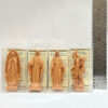 New Jesus Mary Resin Silicone Sculpture with Multi-color Luminous Style Religious Decoration