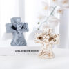 H3fe4983c904c4e2189d97bef7daa4b4cS KOMI Best Selling Home Garden Statues Resin Little Angel Cross Heart Statues for Table Pillar Standing OrnamentsCrafts Gifts