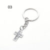 Foreign Trade E-commerce Source Angel Cross Keychain Religious Jewelry Pendant Ring Jewelry Gift