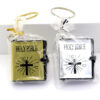 Mini Holy Bible Pendant Multi Tool Catholicism Gift Christian Jesus Cross Keyrings Acrylic Keychain Standee