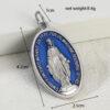 KOMI Virgin Mary Religious Keychain Jewelry Pendant Accessory