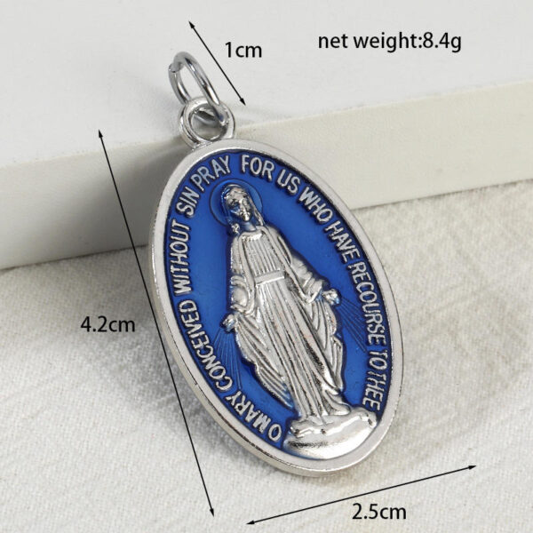 KOMI Virgin Mary Religious Keychain Jewelry Pendant Accessory