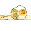 New Religious Craft Gifts Christian Bookmarks Creative Color Metal Hollow-out Etching Electroplating Metal Bookmarks