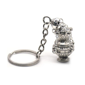 Hot Gold Christian Santiago Crucifix Cross Metal Religious Church Gifts Shell Keychain Keyrings