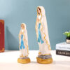 Hot Selling Two-handed Palm Our Lady of Lourdes Virgin Statue Decorations Religious Interior Decoration Gifts Resin Crafts