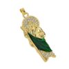 KOMI Crucifix Necklace Jesus Zircon Pendant Keychain Jewelry Accessories