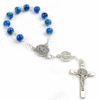H4f48a583ebfd452baae30b2e29d4da96x (1) Komi 6mm Christian Glass Blue Beads Rosary Crucifix St.Benedict Pendant Prayer Rosary Bracelet
