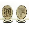 H52e9ff69a65b430f8865b406554949871 KOMI Solid Wood Hollow Carved Reiligious Prayer ICONS Car Home Decoration Table Ornaments Souvenir Crafts Gifts