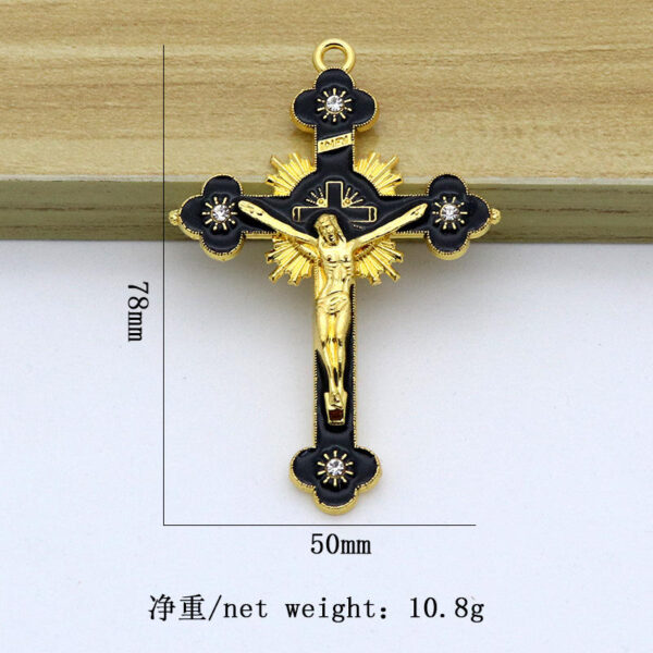 Hot Sale Metal Cross Jewelry Accessories Necklace Pendant Keychain Jewelry Ornament Factory Wholesale