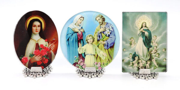 Komi New Time Gemstone Picture Frame Alloy Base Diy Picture Frame Religious Motifs Design Customizations Decoration