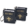 H5d655ad66de241f7bc9bfa2541d09af7N Mini HOLY BIBLE Jewelry Small BIBLE Pendant Keychain Catholic Keyholder