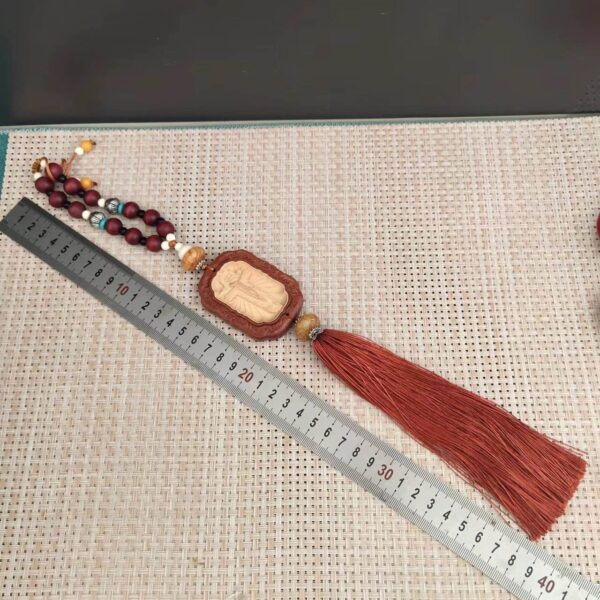 KOMI New Jeus Boxwood Cross Car Pendant Cross Car Hanging Jewelry