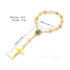 H603d3eba882e44c7a7d6ffa2f32b9129T Komi Auto Rosary Glass Pearl Beads Catholic Bracelet Crucifix Divine Mercy Gift Rosary Bracelet