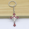 H61cef6802dc8406aaf7f176736ecb4fb7 Catholic Christianity Jesus Cross Necklace Jewelry Pendant Keychain Accessories Jewelry