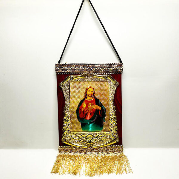 H64f75411127843949fd7e402740ce0fag Komi New Solid Wood Carved Portrait Arabian Wind Su Wall Hanging Ornaments