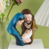 H67809294efa7478f8a12fe138a1aa3366 KOMI Polyresin Nativity Festival Prayer Home Decoration Religious Holy Home Resin Crafts Baby Jesus Birth Statue Art Craft Gift