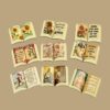 KOMI Ceramic Refrigerator Sticker Religious Book Shape Suitable for Home Daily Holiday Gift Decoration Refrigerator Sticker