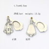 Factory Direct Sales Cross-border Source Can Collect Pictures, Photos, Metal Key Chain Accessories and Pendants