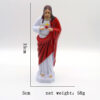 H713c32d01d274f2e90b5b904a7a7eb0d2 KOMI Home Decorations Wholesale Jesus Garden Home Office Statues Desk Ornaments Decoration Resin Craft Gifts Figurine