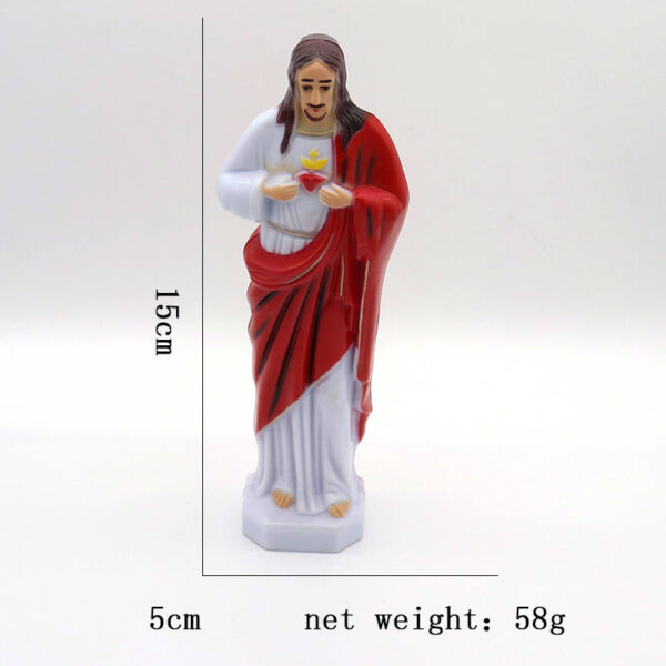 H713c32d01d274f2e90b5b904a7a7eb0d2 KOMI Home Decorations Wholesale Jesus Garden Home Office Statues Desk Ornaments Decoration Resin Craft Gifts Figurine