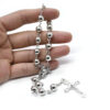 Komi Handmade Religious Jewelry Rosary Bracelet Metal Round Shaped Alloy Beads Prayer Bracelets