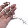 Komi Santiago Rosary Shell with Cross Jewelry Gift Religious Cross Catholicism Gift Prayer Beads Rosaries Bracelet