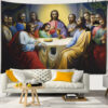H775f6f7d834843afba23aeb411a3e08dP Komi Tapestries Jesus Last Supper Series Bedroom Living Room Background Cloth Room Wall Tapestry Wall Hanging