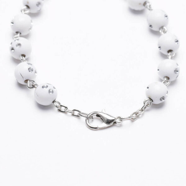 H7971df0d15834d789da93e67f6c59104J Religious Accessories Multi-colored Acrylic Rosary Beads Bracelet Catholic Cross Bracelet