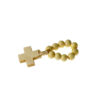 H7bbb46dc041f4f66a773e544e1700c848 KOMI Natural Wooden Bead Finger Chain Rosary Cross Catholic Rosary Hand Woven Ring