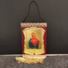 KOMI Holy Family Figure Wooden Craft Beautiful Our Lady of Guadelupe Table Standing Wall Hanging Home Decorations Crafts Gifts