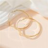 H7e97dd72d34a4f518006c2399d8a49305 KOMI Gold Plated Hoop Earrings Cross Earrings for Women Men Exaggerated Cross Large Circle Round Drop Earrings for Girls Gifts