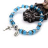 KOMI New Crystal Bracelet Cross Bracelet Elastic Religious Bracelet
