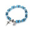 KOMI New Crystal Bracelet Cross Bracelet Elastic Religious Bracelet