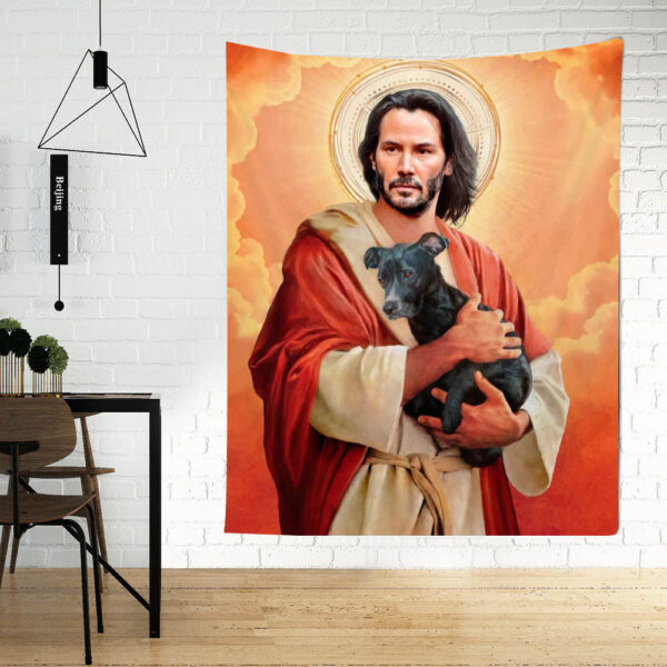H895ff74da14d40ca891eee5e15a95cc6Q Komi Tapestries Jesus Last Supper Series Bedroom Living Room Background Cloth Room Wall Tapestry Wall Hanging