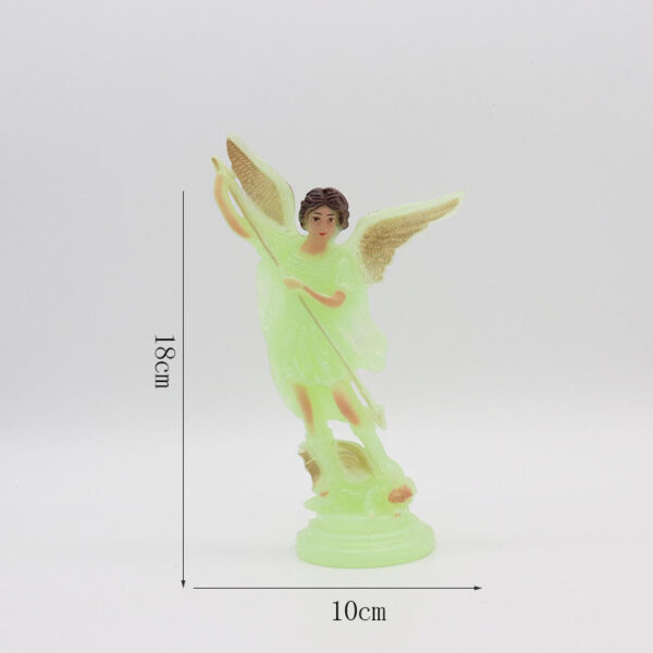 H89a769af8a544f5089b21fbf1ec99f39V KOMI Home Decorations Resin Figurine Polyresin Table Standing Outdoor Garden Statue Red Green Fairy Craft Gift