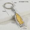KOMI Virgin Mary Statue Pendant Trendy Religious Keychain Accessory