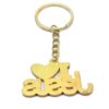 H8e12d737a19c401e9a6f2e4ed2d10c4bN KOMI Key Holder Accessory Gold Color I love Jesus Keychain Heart Pendant Alloy Religious Gifts Jewelry for Believer