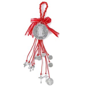 Komi St. Benedict Medallion Christmas Ornaments Pendants Car Ornaments and Door Home Decorations