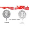 H8f09f71a7f444b24a44281797c682f49w Komi St. Benedict Medallion Christmas Ornaments Pendants Car Ornaments and Door Home Decorations