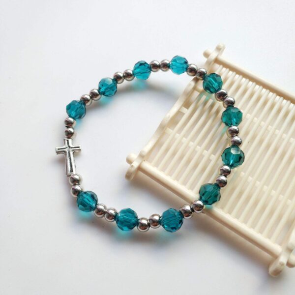 H966177fadd814fa899f1f7bc51af9f2fh Komi Wholesale Religious Christian Bracelet Alloy Prayer Beaded Adjustable Bracelet