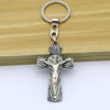 Catholic Christianity Jesus Cross Necklace Jewelry Pendant Keychain Accessories Jewelry Crafts Wholesale