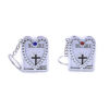 Creative Christian Catholicism Holy Gift Mini Bible Keychain Religious Pendant Jesus Cross Key Chain Keyring