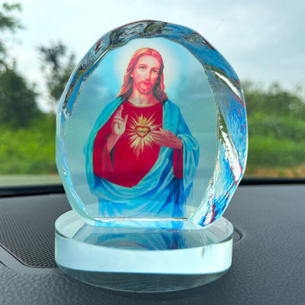 Komi Christmas Home Wooden Crafts Door Plate Circular logo Christmas Creative Decoration Plate Home